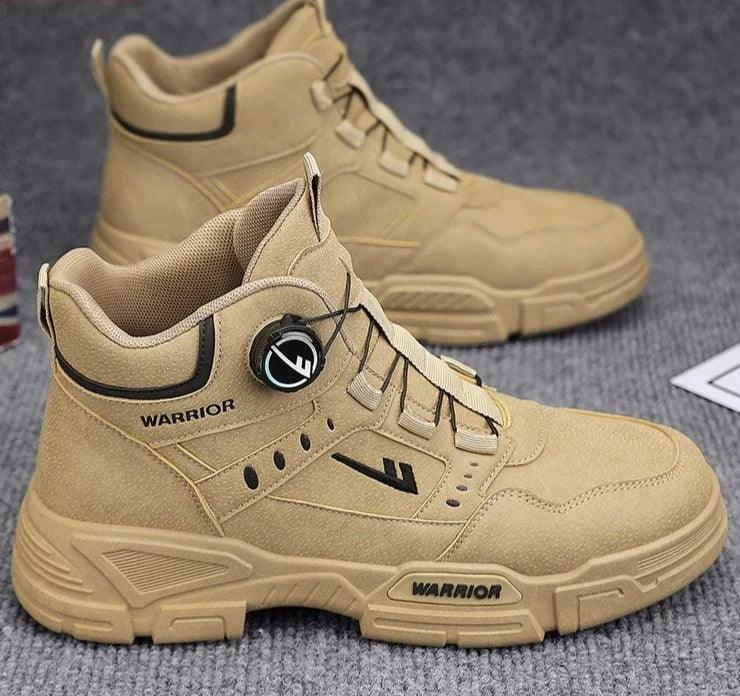 Coturno SanMarino™ Warrior com Inovador Cadarço em Polia / Resistencia, Robustez e Acabamento Premium para Encarar Qualquer Aventura!