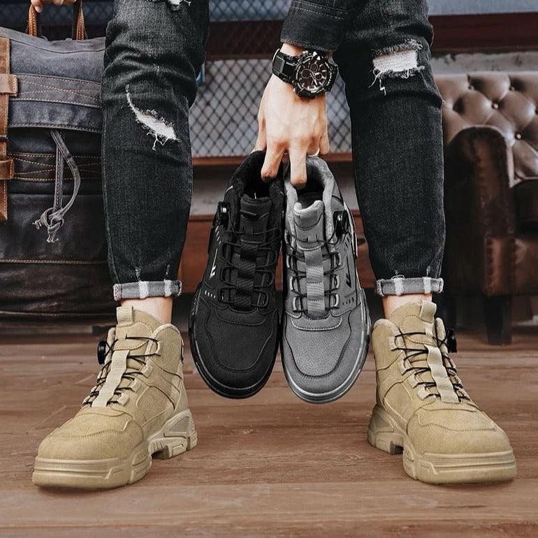 Coturno SanMarino™ Warrior com Inovador Cadarço em Polia / Resistencia, Robustez e Acabamento Premium para Encarar Qualquer Aventura!