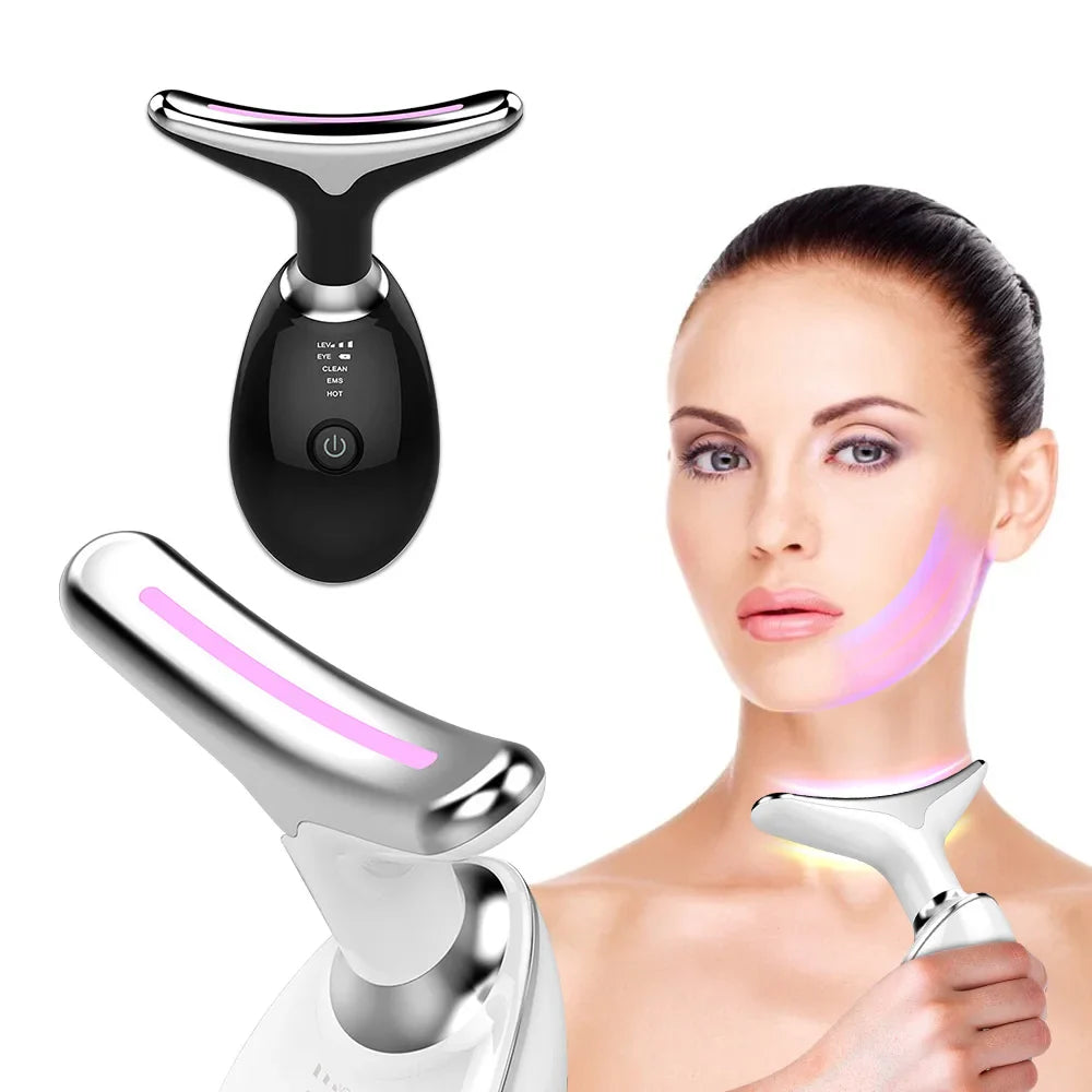 Massageador e Modelador de Rosto LED Função Lifting